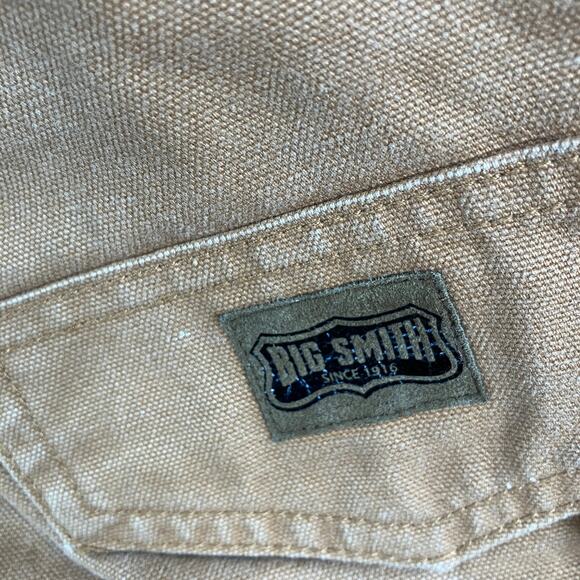 Big Smith Men’s W36 Brown Work Shorts Utility Carpenter Distressed Paint - Picture 10 of 11